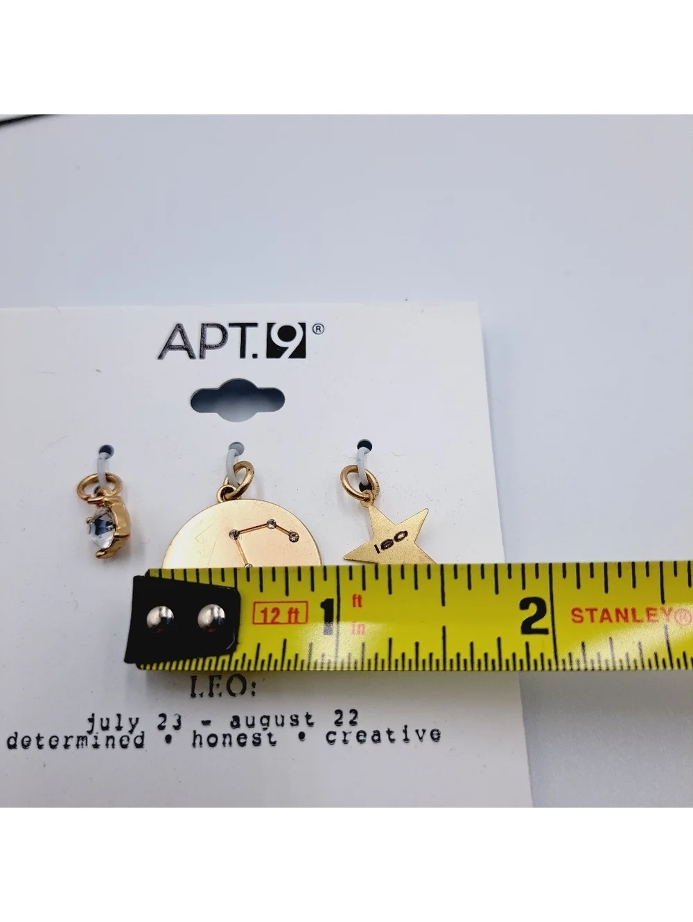 Leo Zodiac Pendant Charm Set